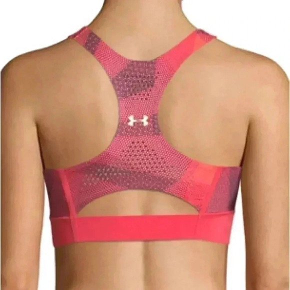 [M]Under Armour Breathelux Perforated Mid  Performance Sports Bra- NWOT - Picture 2 of 6